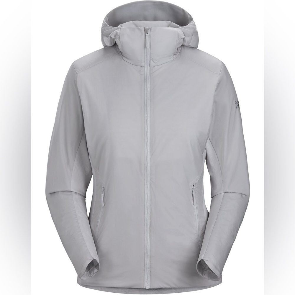 Light Gray Arcteryx Atom SL Hooded Jacket